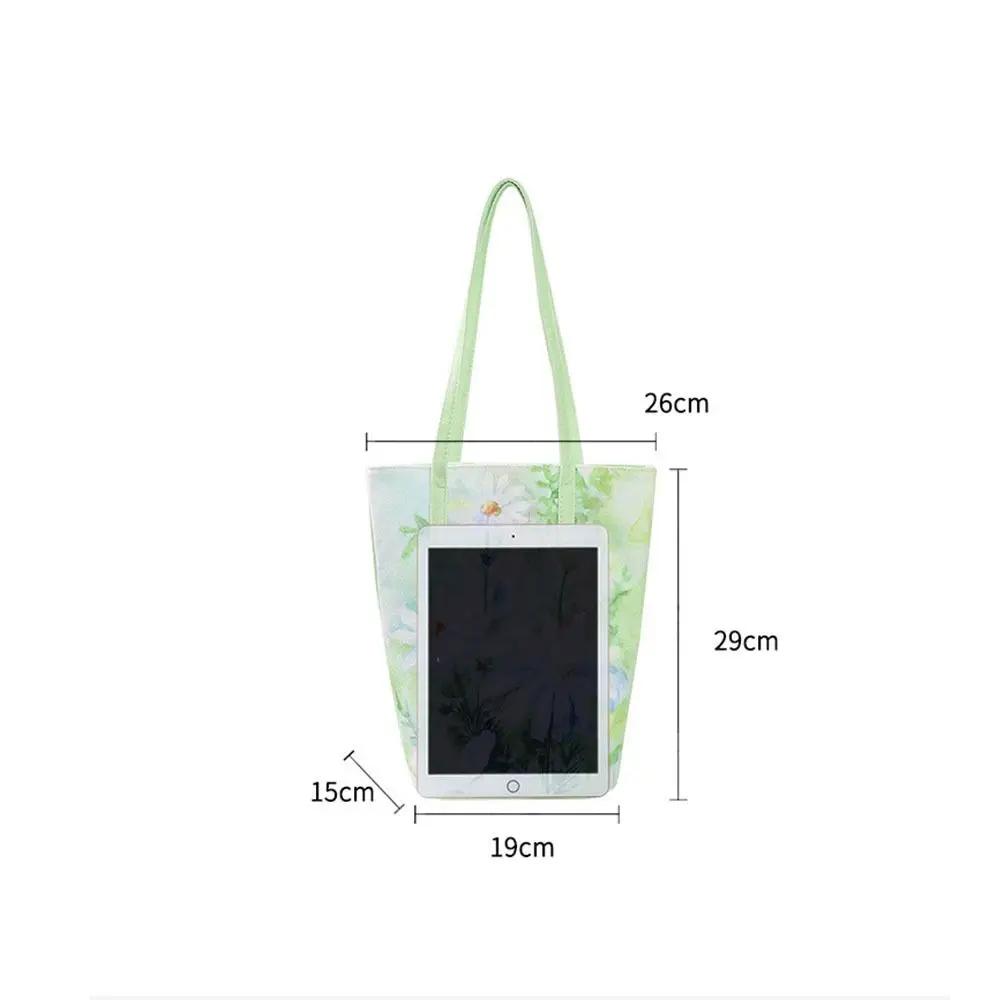 Nuova borsa a secchiello floreale di grande capacità borsa a secchiello in tela Casual borse in flanella borsa a tracolla di moda borsa stampata portatile