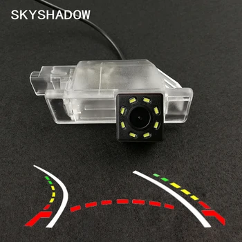 Caméra arrière CCD sans fil pour voiture, Fisheye 4 8 12 Led, nuit dynamique, pour Peugeot 2008 208 301 307 3008 406 407 408 508 607 806 807 RCZ
