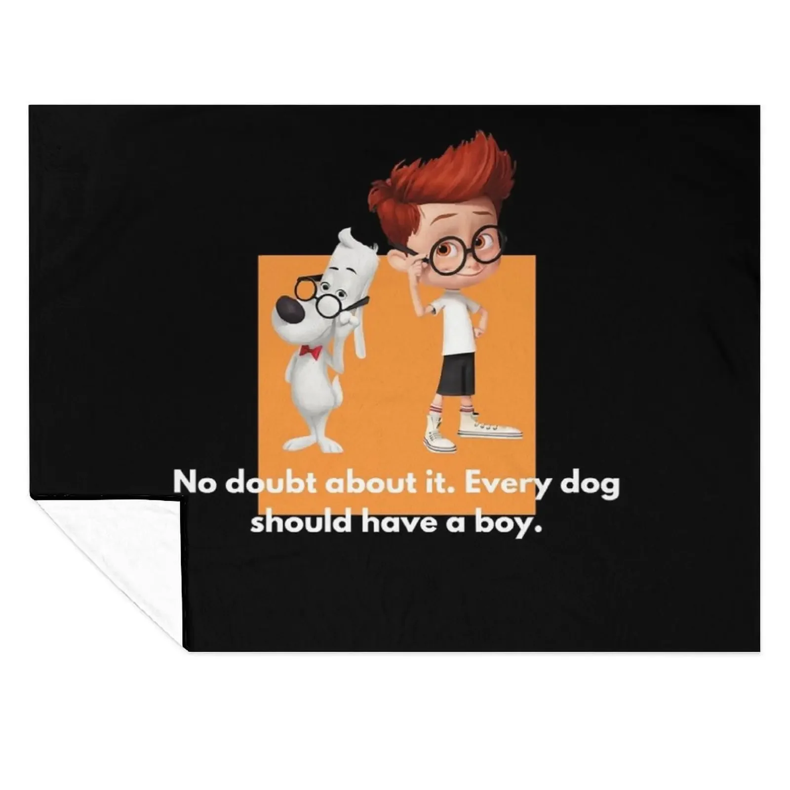 

Mens My Favorite Mr. Peabody And Sherman Vintage Throw Blanket Luxury Thicken Soft Big anime Single Blankets