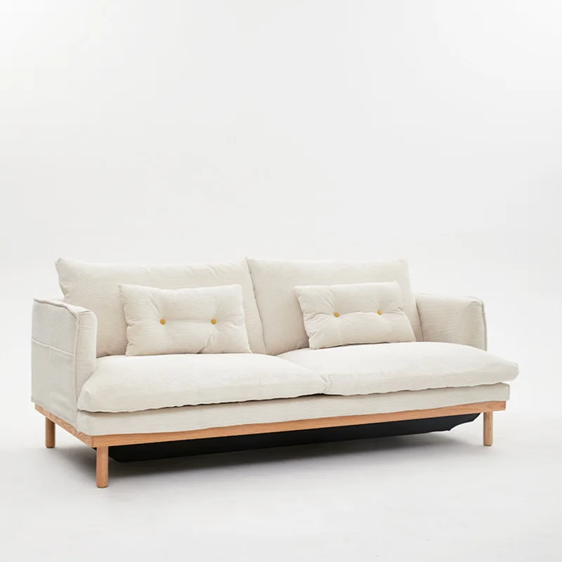 

Small apartment living room rest foldable flip multi-functional sofa bed