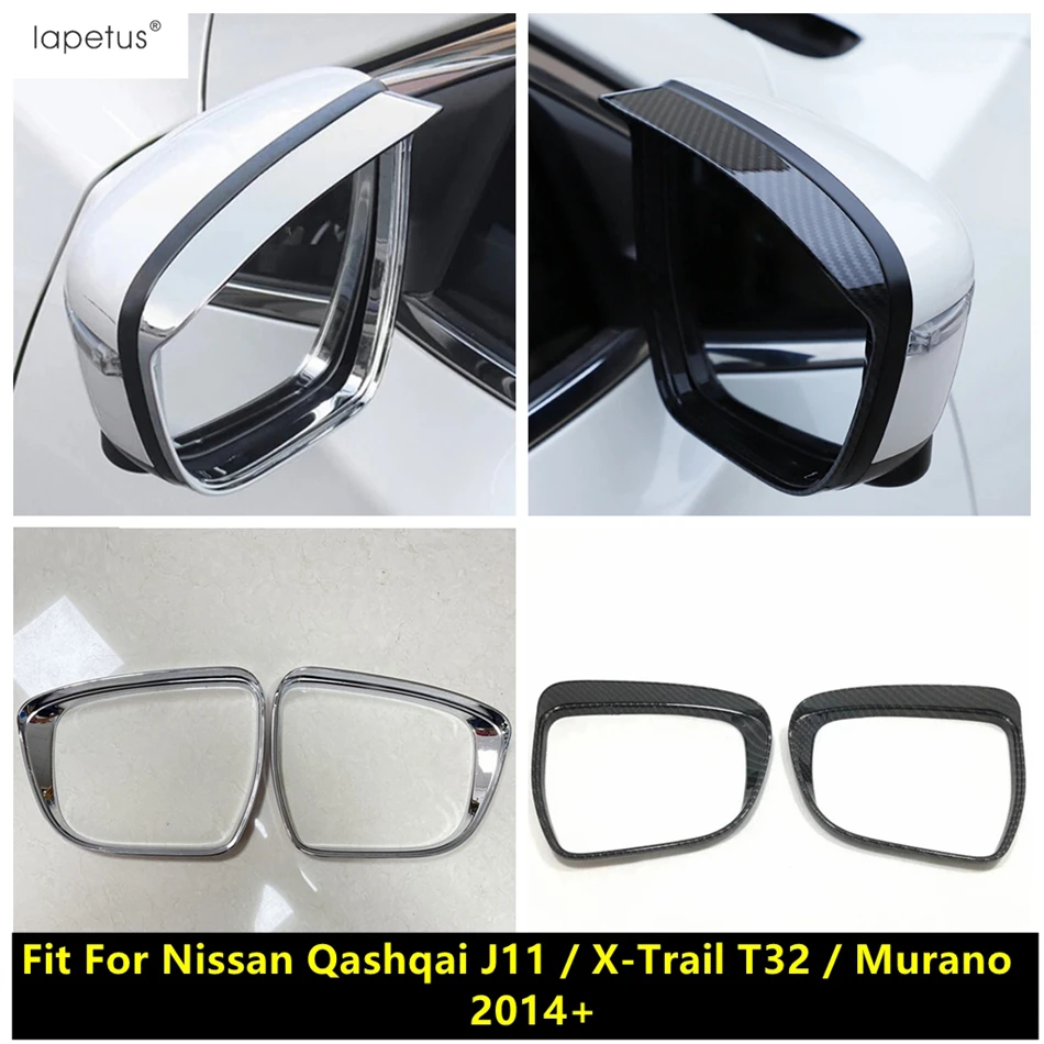 

Rearview Mirror Rainproof Rain Visor Eyebrow Cover Trim Accessories For Nissan Qashqai J11 / Murano / X-Trail T32 2014 - 2020