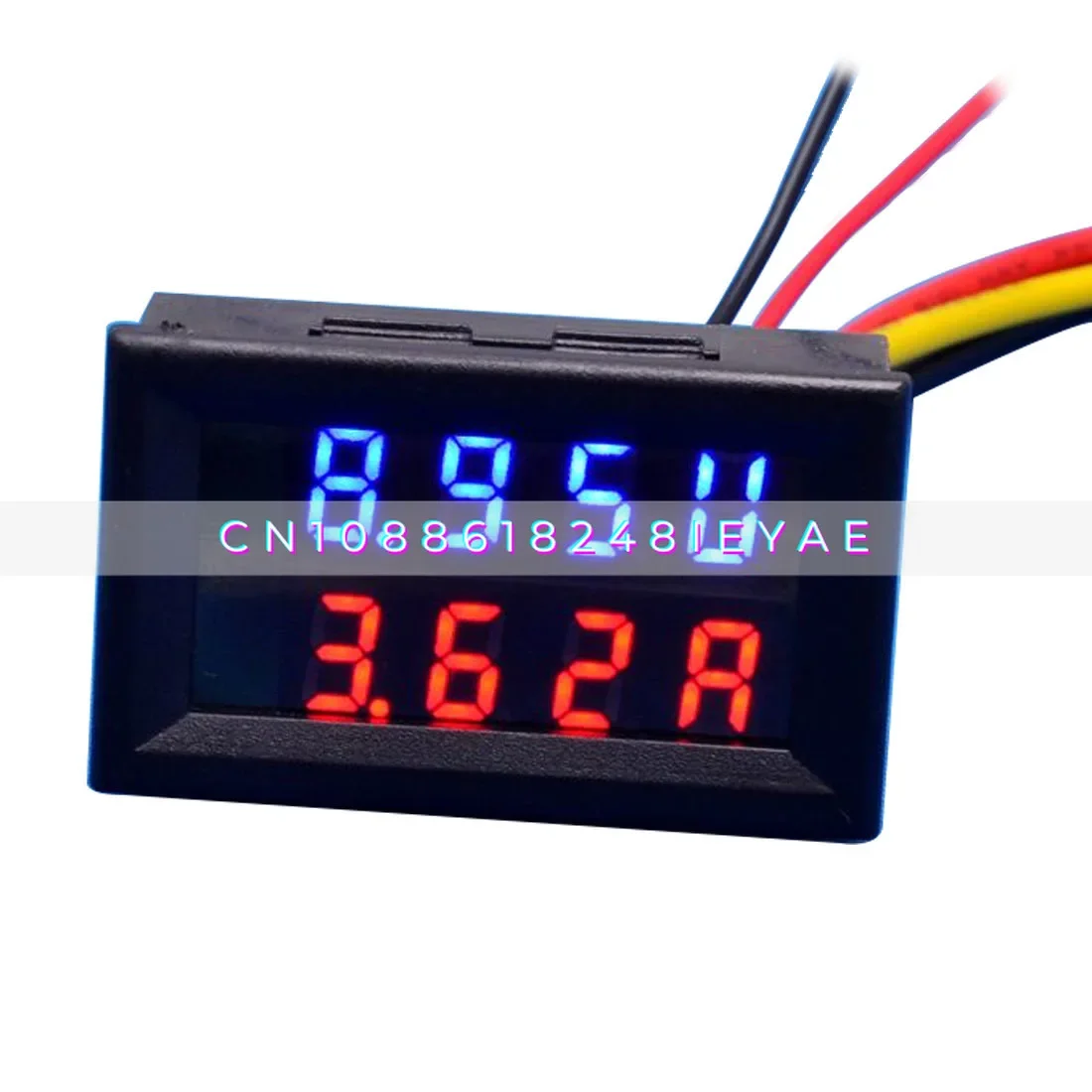 

4-битный светодиодный цифровой амперметр напряжения с двойным дисплеем, головка с двойным дисплеем DC0-200v