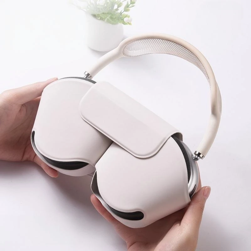 سيليكون جل سماعات بطانة للأذن حافظة ل أبل AirPods ماكس شل السمع حافظة سماعة جلدية الإسكان EJBHT08