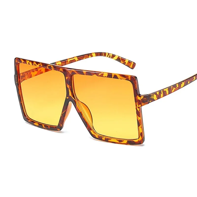 

New Big Square Vintage Sunglasses Women Luxury Brand Oversize Sun Glasses Ladies Fashion Colorful Designer Eyewear UV400