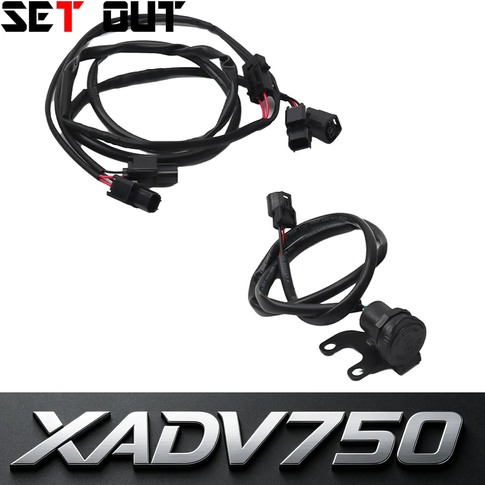 

Motorcycle Accessories Dual USB Type-C Charger Socket Waterproof Adapter For Honda X-ADV 750 2017-2024 xadv750 17-24