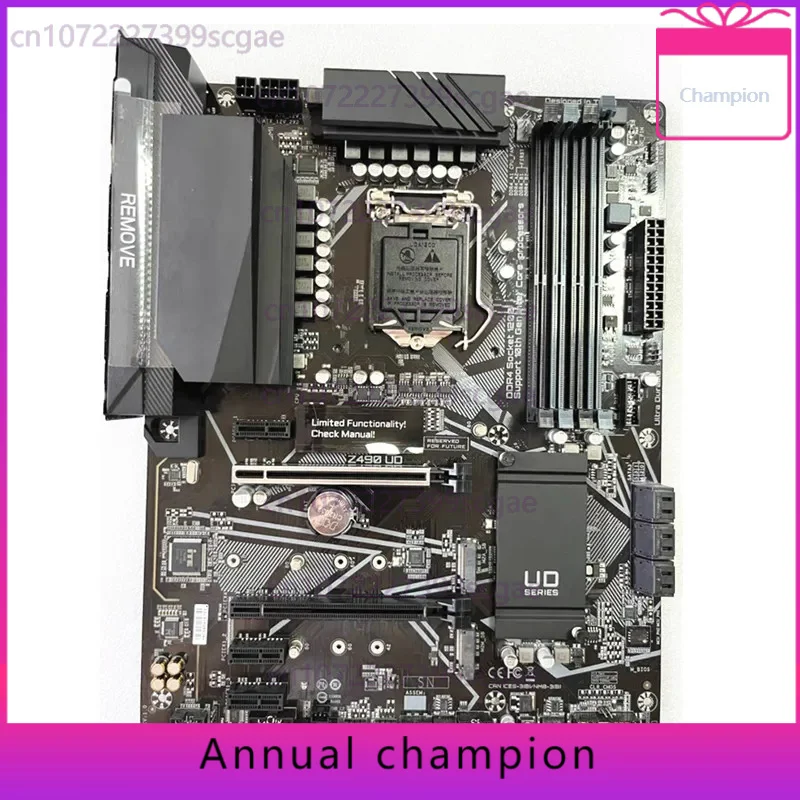 

For Z490 UD Motherboard 128GB HDMI M.2 LGA 1200 DDR4 ATX Z490 Mainboard 100% Tested Fully Work