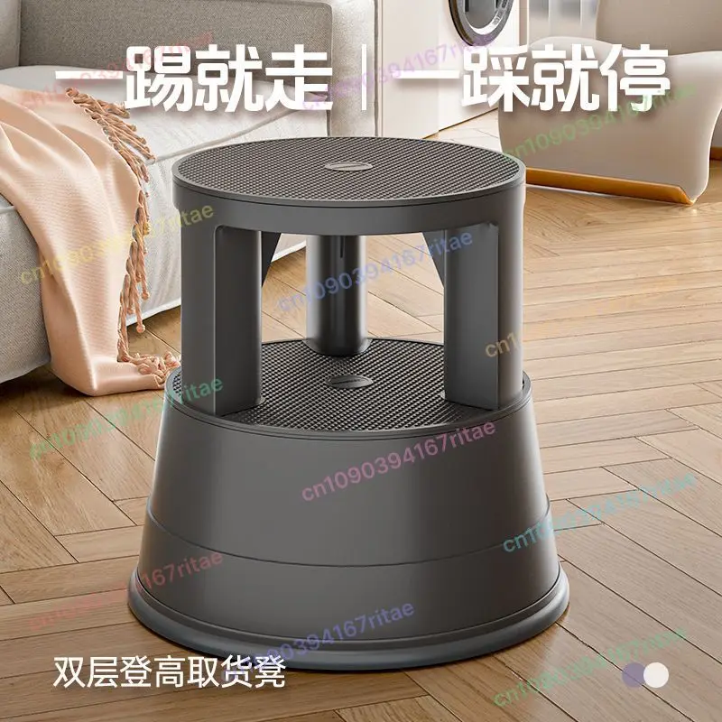 

Climbing Stools, Warehouse Tally Stools, Foot Retrievals, Universal Wheels, Movable Stools, Library Step Stools