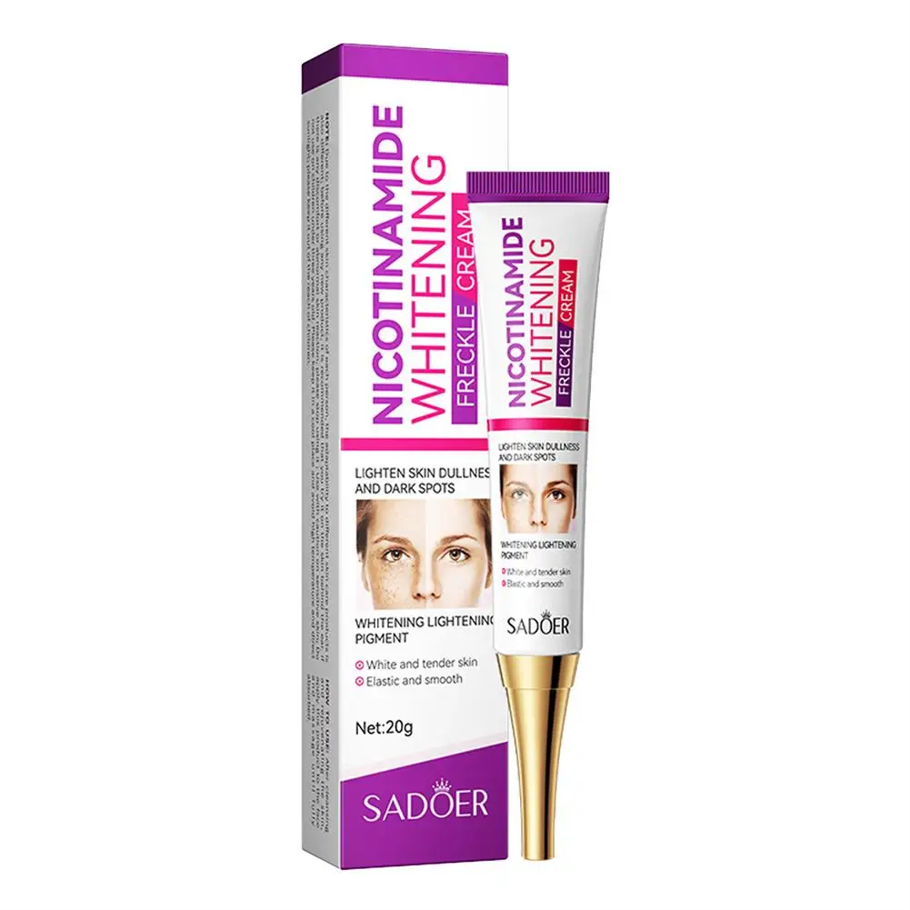 5PCS New Niacinamide Whitening Freckle Cream Effectively Removes Melasma Lightens Black Spots Acne Marks Brightens Facial Care