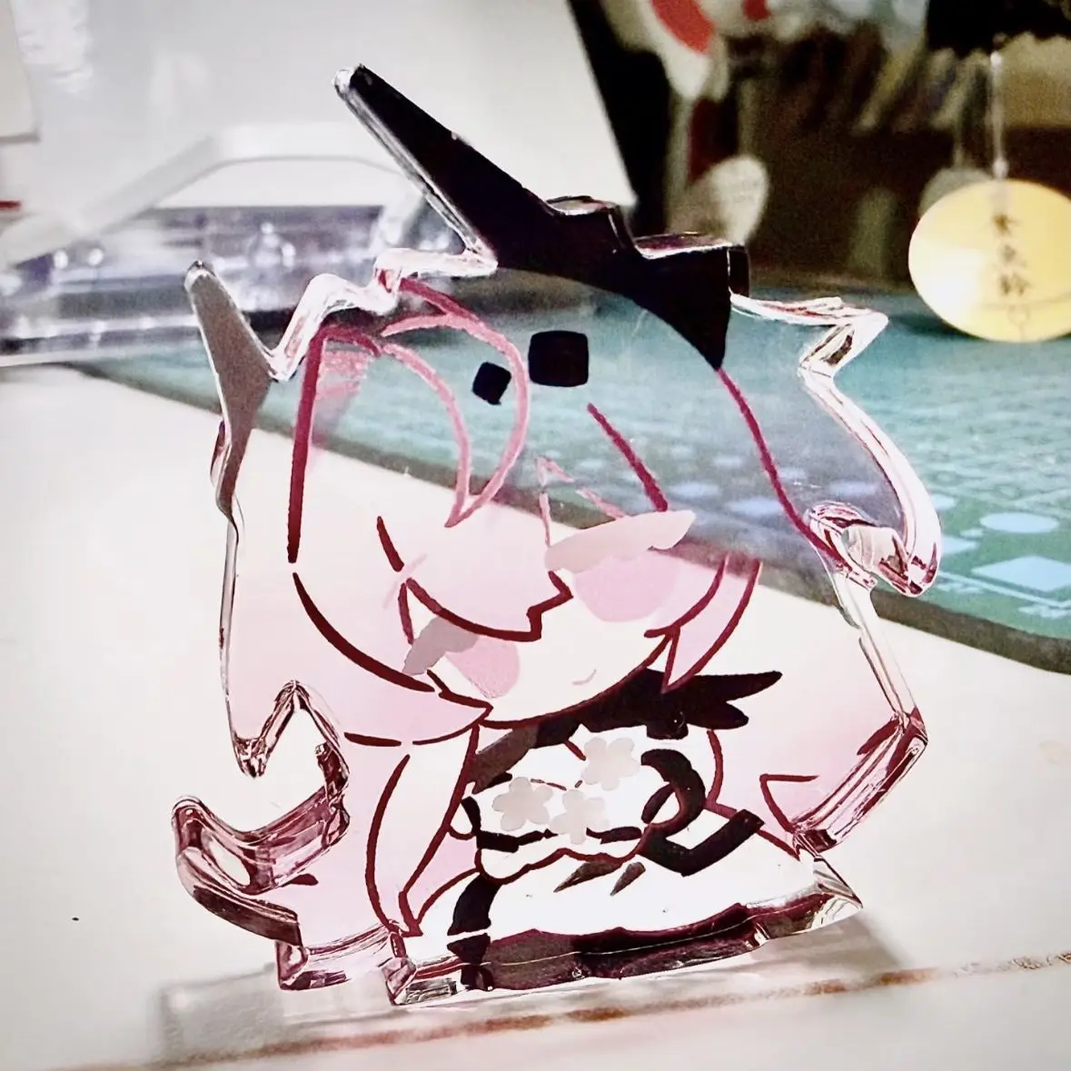 Soporte de ladrillo acrílico Amiya, figura de Arknights, colección de productos de Anime, decoración de escritorio, Accesorios de adorno, regalo para Amiga