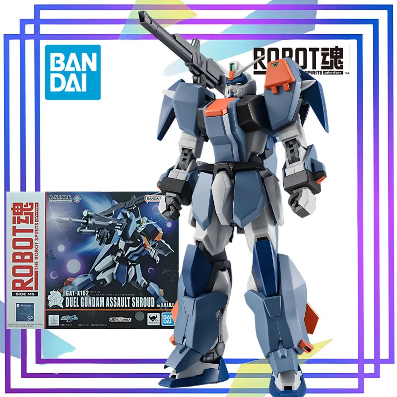 

Оригинальная серия BANDAI ROBOT 《GAT-X102Duel Gundam Assault Shroud (версия серии》фигурка в сборе, модель игрушки, коллекционная модель