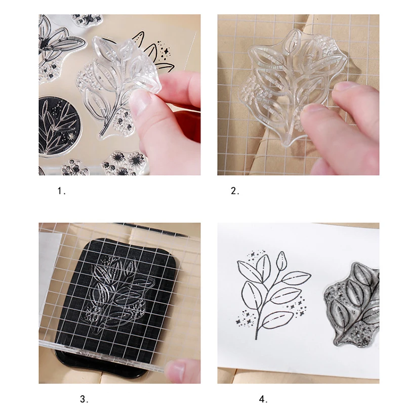 Bloemen Vlinder Transparante Stempel Siliconen Clear Stempels Dagboek Journal Decoratie Carimbo Scrapbooking Stempel Stempels