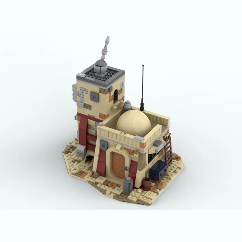 بقعة MOC-112090 اللبنات تاتوين منزل الصحراء تكنولوجيا الطوب كوكب هدية الحلي جزيئات صغيرة مجمعة بناء