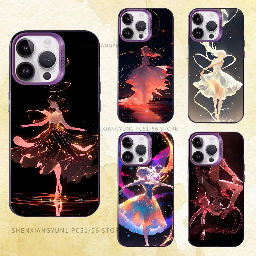 

Dancing Girl Case for iPhone 11,12,13,14,15,16,17 Pro Max XS X XR mini Air Plus Cover