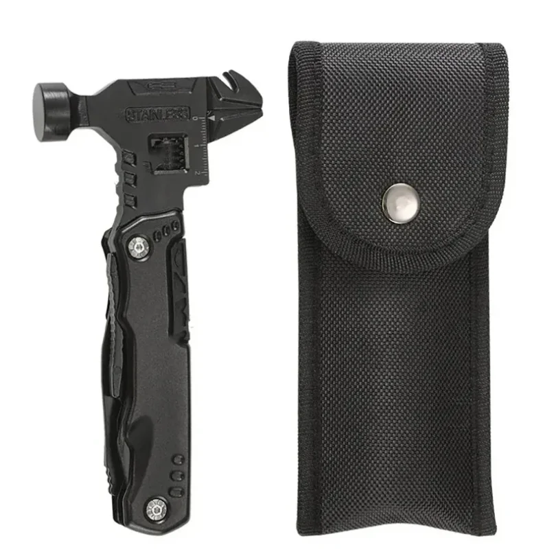16 in 1 Universal Folding Pliers Multi-function Wrench Hammer Combination Adjustable Hand Tools for Outdoor Survival Camping