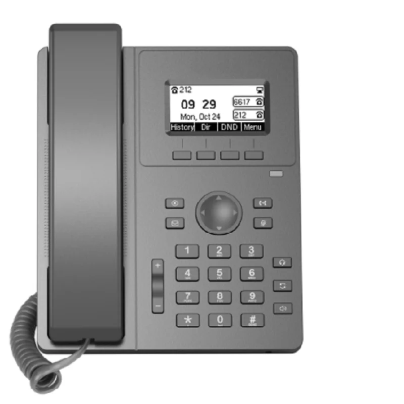 IP-телефон 2-линии SIP HD Voice Enterprise VoIP-телефон с интеллектуальным ЖК-дисплеем SIP-телефоном IP-телефон 2-линии SIP HD Voice Enterprise VoIP-телефон с интеллектуальным ЖК-дисплеем SIP-телефоном
