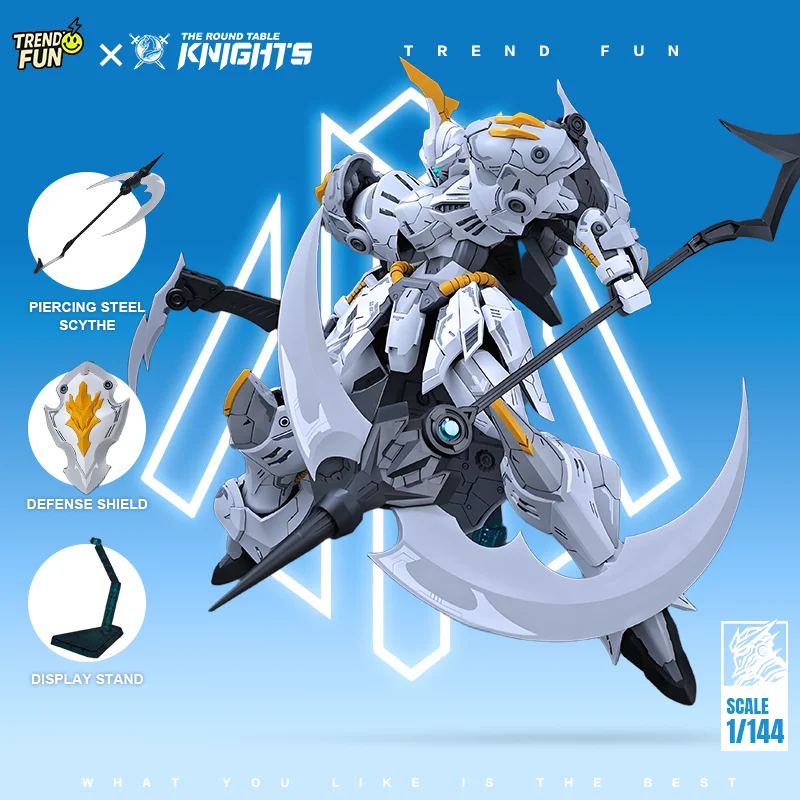 Model Kit Snaa - SNAA アイアン・シッキー 1/144スケール メカモデルキット ラウンドテーブル・ナイツ 組み立て式プラスチック製ロボットフィギュア