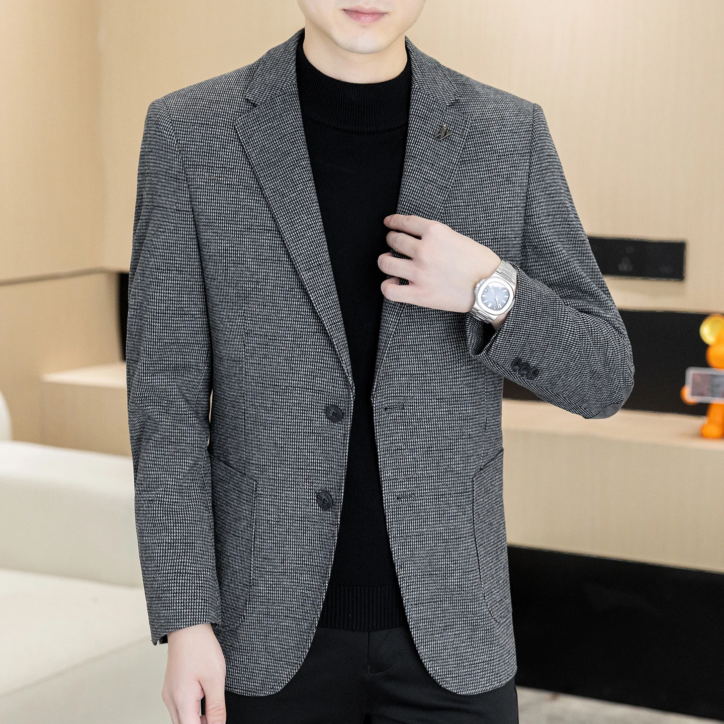 

Autumn and winter new men's suits, two-button single-breasted jackets, men's casual business wear, formal wear, and men's suits