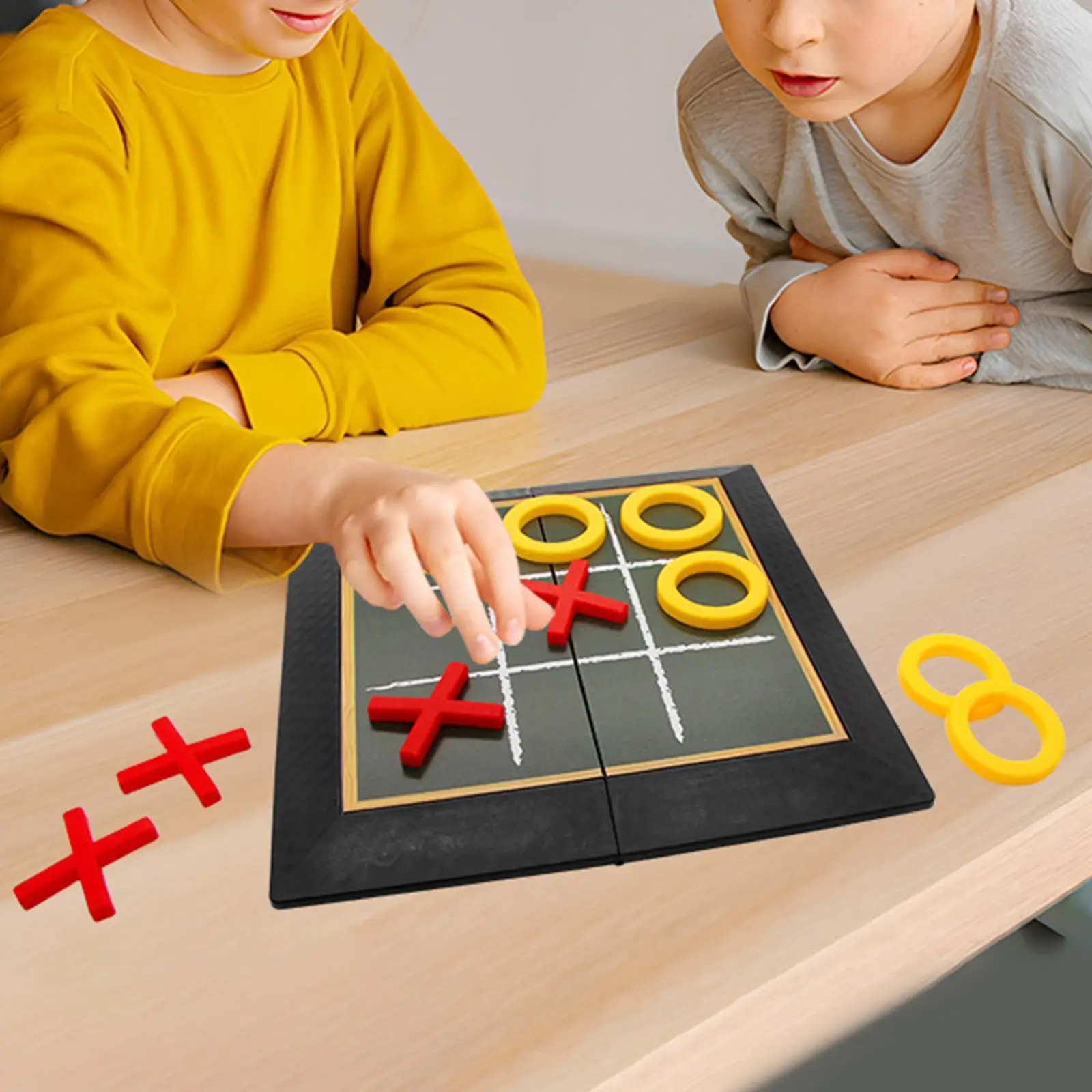 

Borad Game 2 in 1,Strategy Family Games Line up 4 Game and Tic Toe Game Travel