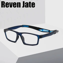 Reven Jate 1219 Glasses Frame Men Sport Style Eyeglasses Spectacles with Clear Transparent Lens Myopia Optical