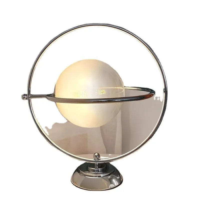 

Simple hotel desk bedside lamp Modern style living room lamp Creative rotating planet desk lamp