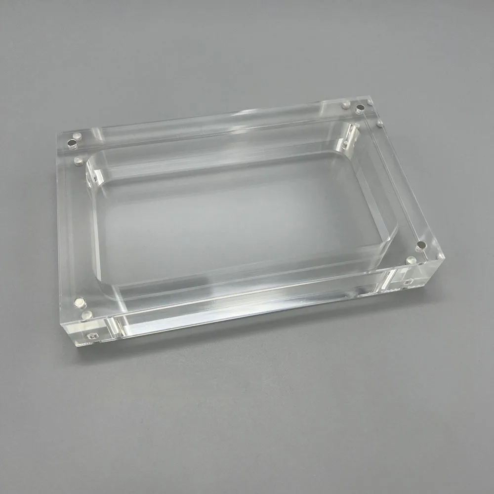 Caja acrílica magnética de almacenamiento transparente para consola de juegos 2DS LL, cubierta, soporte de exhibición, accesorios de juego