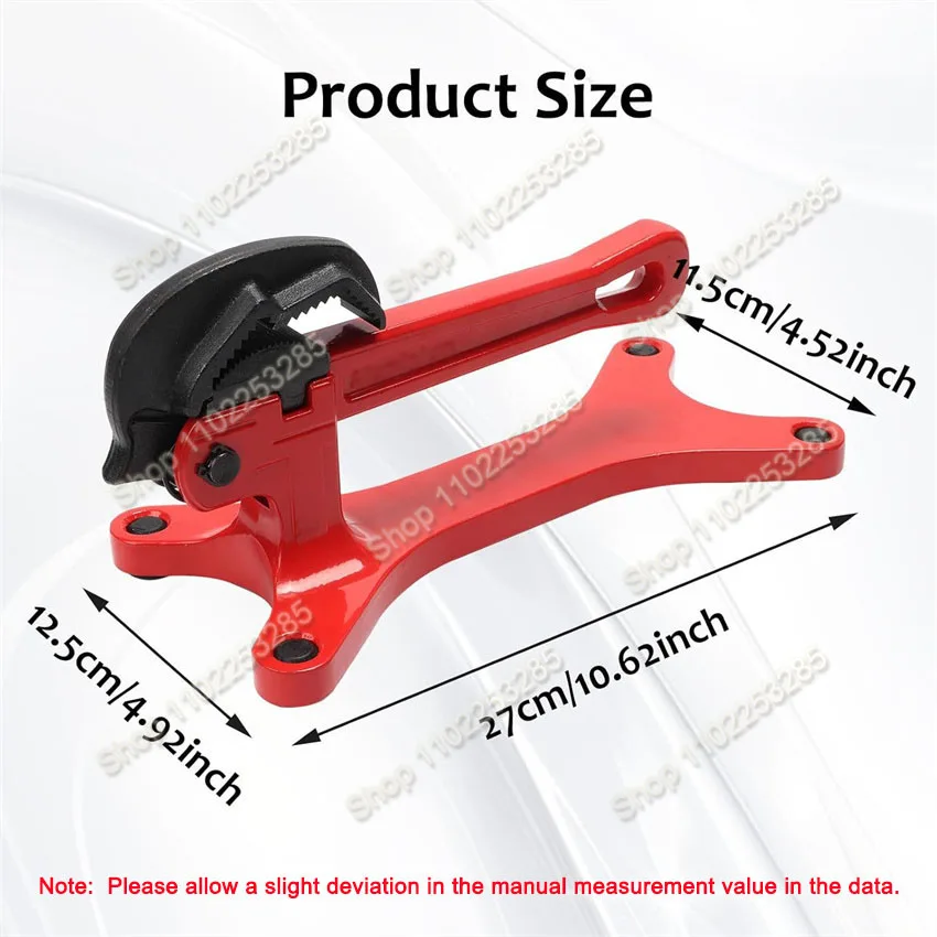 Manuel Pipe Clamps Pipeline Support Solid Base Spring Loaded Jaws Multifunctional Tool Gear Portable Aluminum Tube Vice