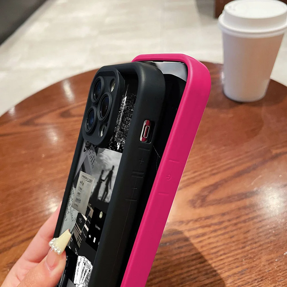 Daily Life Phone Case For iPhone 15 Pro Case iPhone 11 13 12 14 Pro Max 7 8 Plus XR XS SE 2020 Shockproof Bumper Silicone Cover image 5