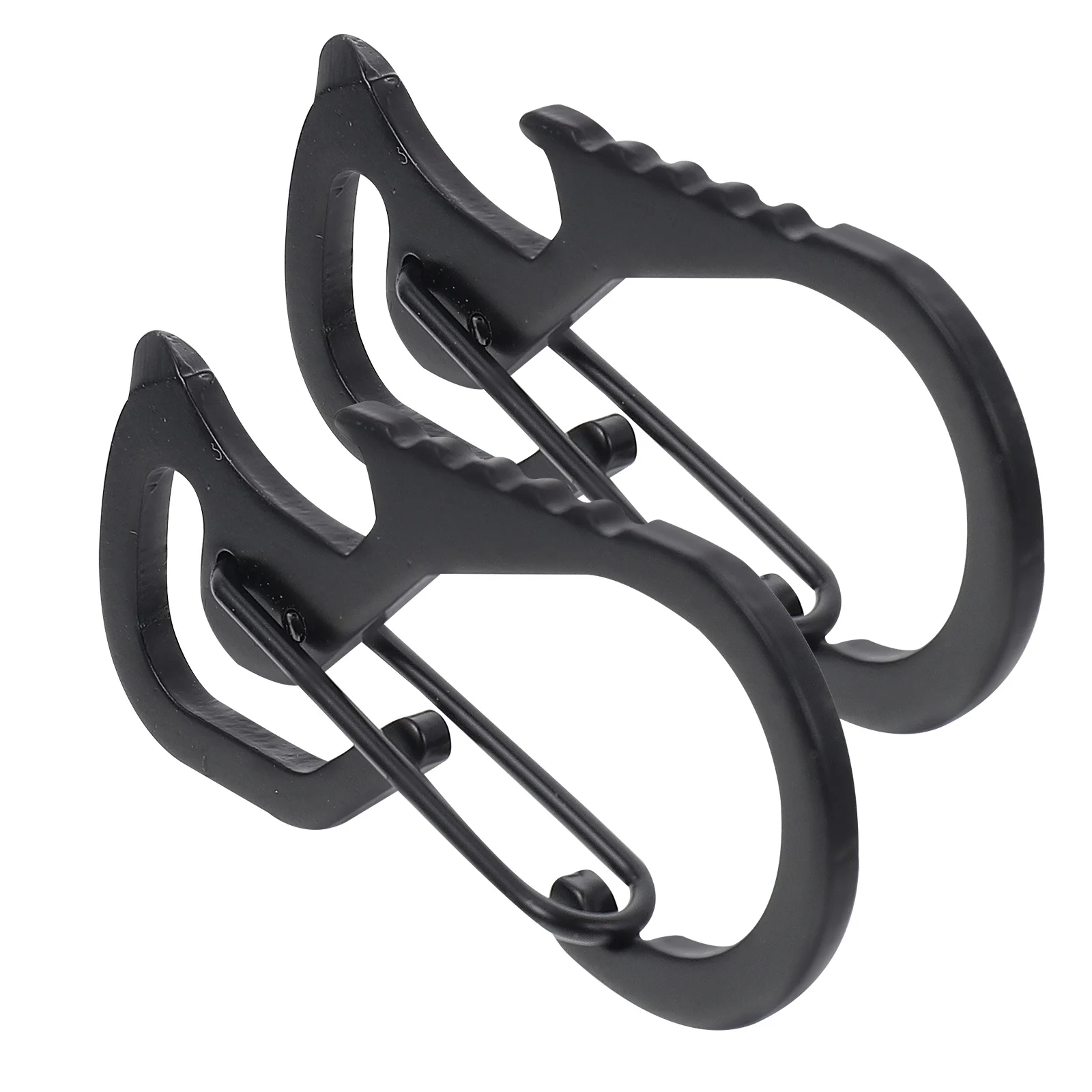 

2pcs Stainless Steel Keychain Bottle Opener Carabiner For Outdoor Camping Hiking Portable Bottle Holder Kettle Clip Lightweight