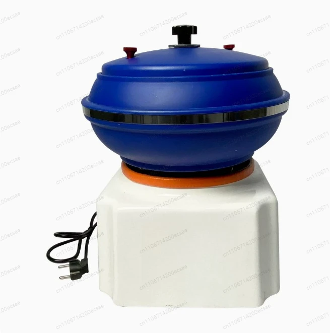 12-Inch Vibration Polisher Jade Polishing Grinder Jewelry Round Shaking Finishing Machine