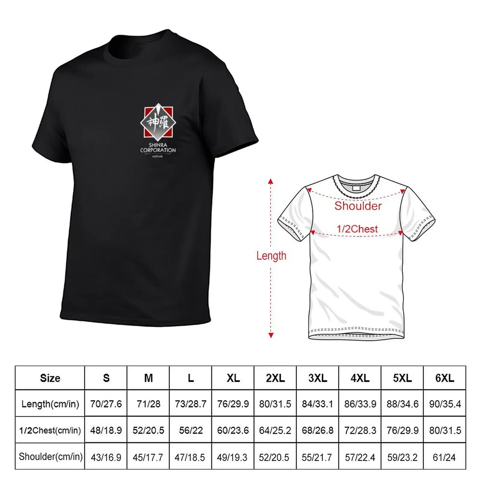 Shinra Corporation - Pocket Print T-Shirt oversizeds cotton graphic tees mens graphic t-shirts hip hop