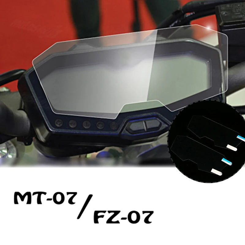 For Yamaha MT-07 FZ-07 2013-2017 Motorcycle Instrument Scratch Protection Film Dash Board Screen Protector