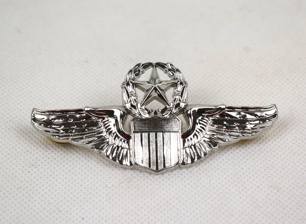 

Replica Military USAF U.S. Air Force Command Pilot Metal Wings Badge Pin