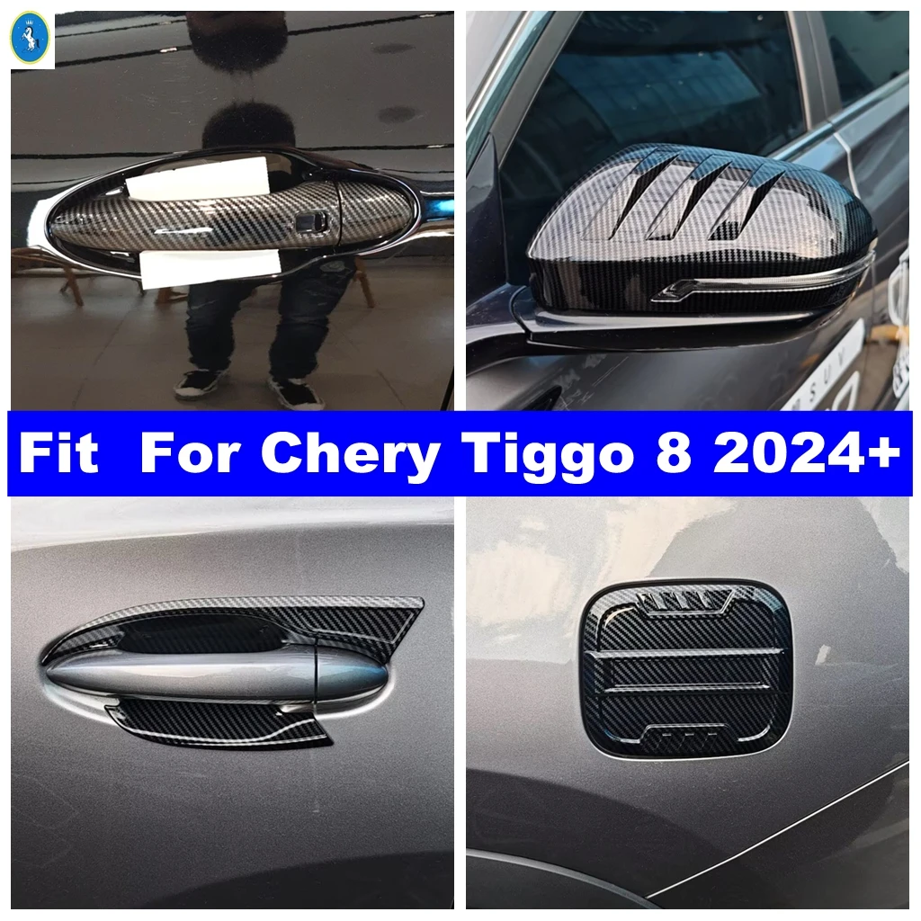 

Car Door Handle Bowl / Rearview Mirror / Door Handle / Oil Gas Tank Cap Cover Trim ABS Accessories For Chery Tiggo 8 2024 2025