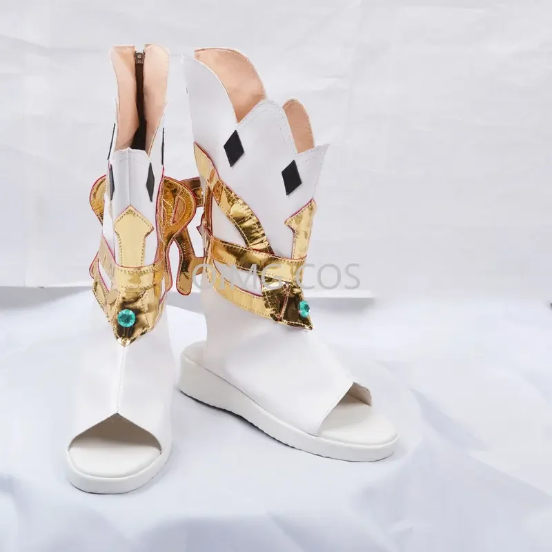 Genshin Impact Nahida Cosplay Shoes Anime stile cinese Halloween per le donne gioco di ruolo puntelli