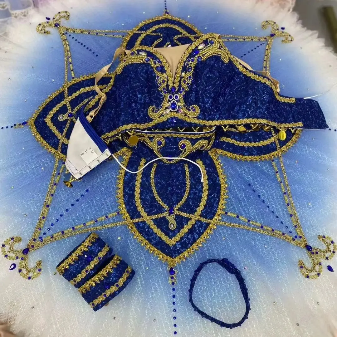 Fato de Ballet Profissional para Meninas, Tutu Split Ballet, Clássico e Panqueca, New Tutu