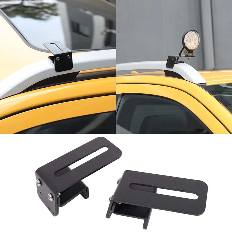 For Ford Ranger Ranger 2023-2025 Roof Rack Spotlight Bracket Car Luggage Rack Lighting Bracket Base Auto Accessories