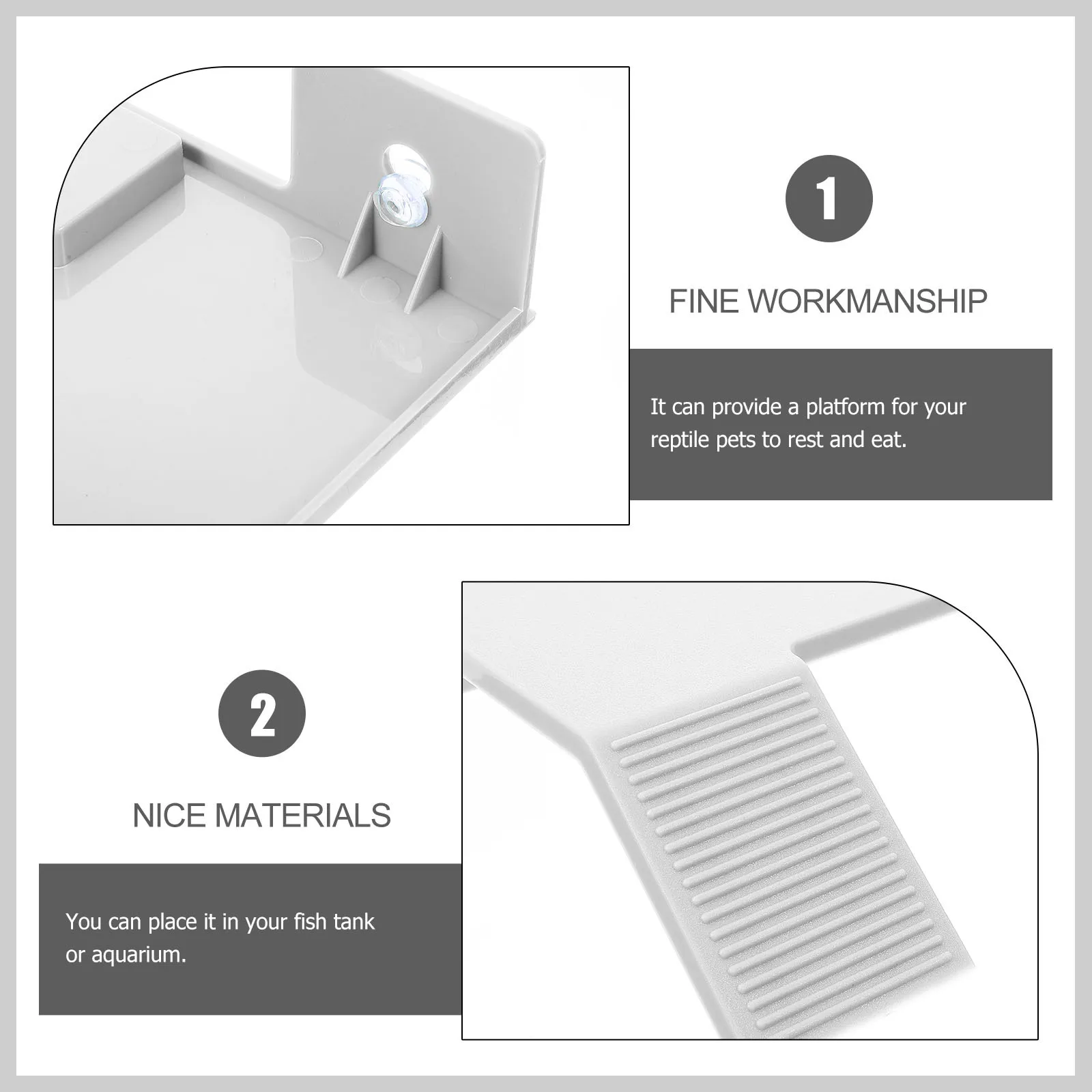 

Turtle Basking Platform Floating Stable Lightweight Climbing Ramp Turtle Tank Rest Platform Decoration Aquarium Decorations