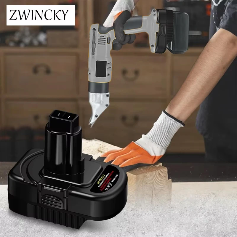 ZWINCKY Battery Adapter For Makita 18V Lithium Battery Converter For Dewaltt 12V 14.4V Ni-CD Ni-MH Electrical Tools Converter