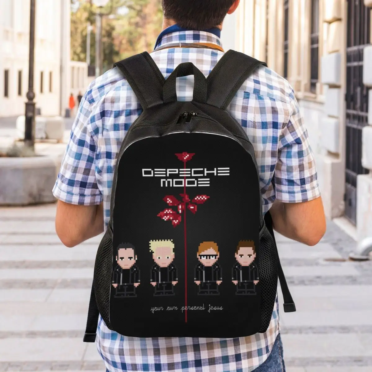 Electronic Rock Depeche Cool Mode Travel Backpack Men Women School Computer Bookbag College Student Daypack Bags