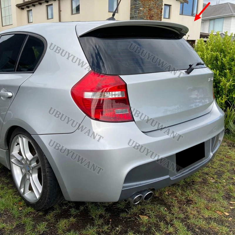 Für BMW 1er Serie E81 E87 FRP Hochwertiger ABS Auto-Heckspoiler Flügel Kofferraumlippe