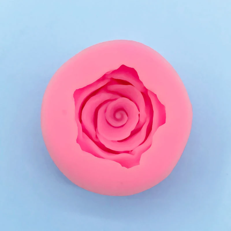 Molde de silicona de rosas hermosas 3D, herramientas de decoración de pasteles de Chocolate DIY, Fondant, decoración de pasteles de boda, flores, molde de jabón