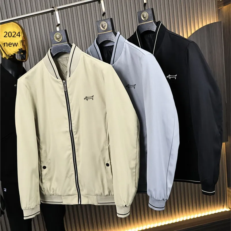 

Men Golf Jacket Spring Autumn Clothing Zipper Stand Collar Tops Golf Brand Men Baseball Tennis Casual Sports Men Golf Coat 골프웨어