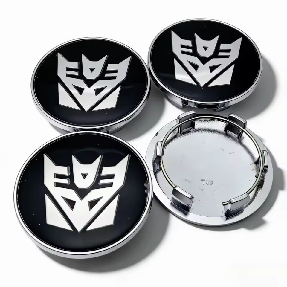 4x 69mm Transformers Felgendeckel Nabendeckel Radkappen