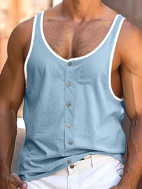 

Новый летний мужской пляжный жилет больших размеров, повседневная спортивная футболка, дышащая свободная футболка с принтом Cus/DIY No Sve