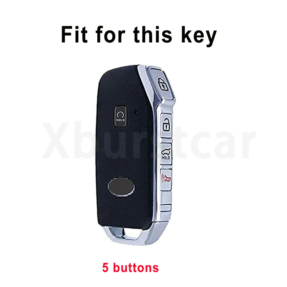 5 Buttons TPU Car Smart Key Case Cover Shell Fob Holder For Kia Telluride SX 2021 Sportage R 2022 K5 GT Line 2021 Seltos 2020