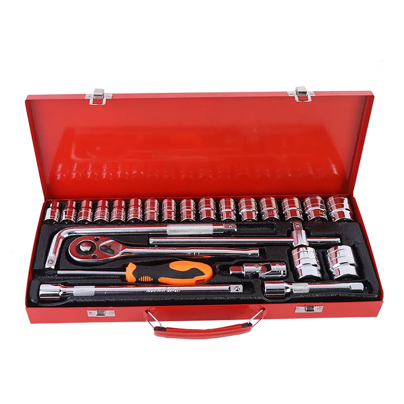 

Applicable, iron box 24-piece set, steam machine repair combination screwdriver F rod sliding bending rod sleeve ratchet mirror