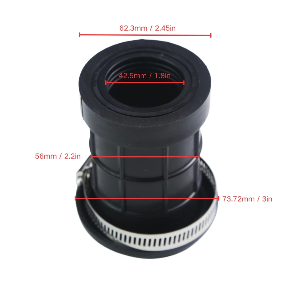 High Toughness Rubber Bell Mouth Air Intake Filter Pipe Motorcycle Mod Parts For RS150 Y15ZR