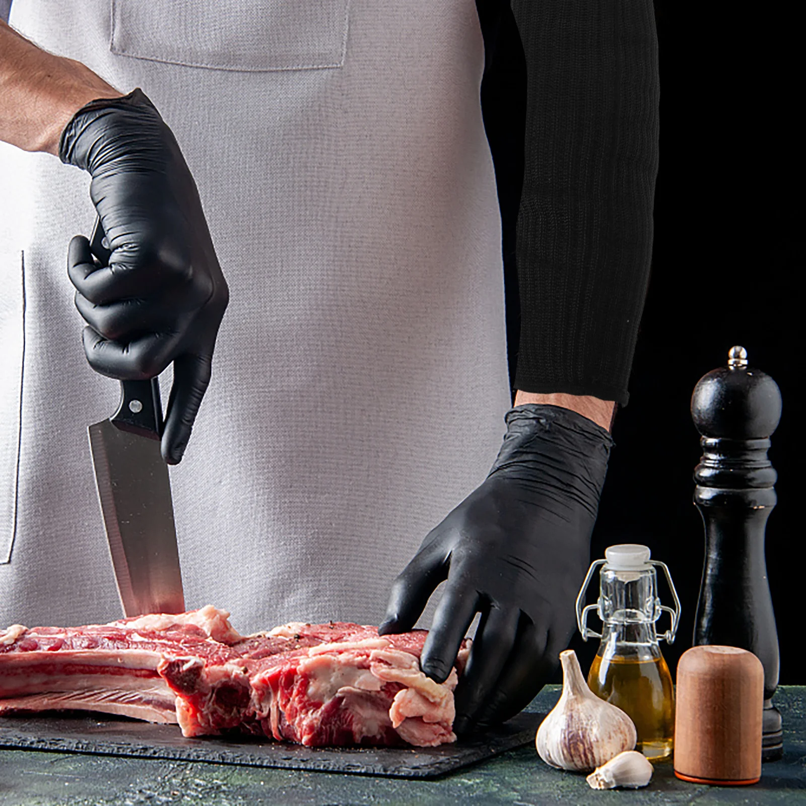 

2pcs Cut Resistant Arm Sleeves High Density Forearm Protection For Machinery Metal Processing Gardening Security Use