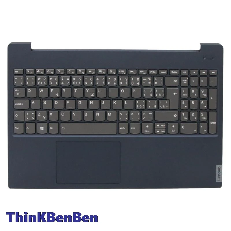 

CZ Czech Blue Keyboard Upper Case Palmrest Shell Cover For Lenovo Ideapad S340 15 15IWL 15IML 15API 15IIL 5CB0S18813