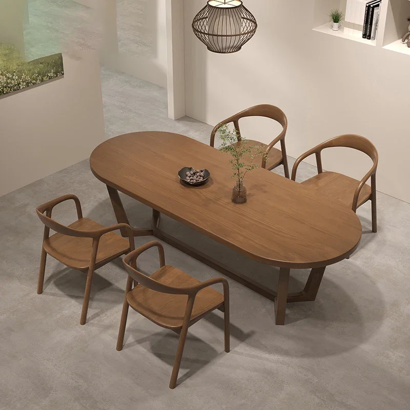 Scandinavian Solid Wood Dining Chair Home Dining Table and Chairs Restaurant Dining Chair Negotiation Chairs Solid Wood Chair